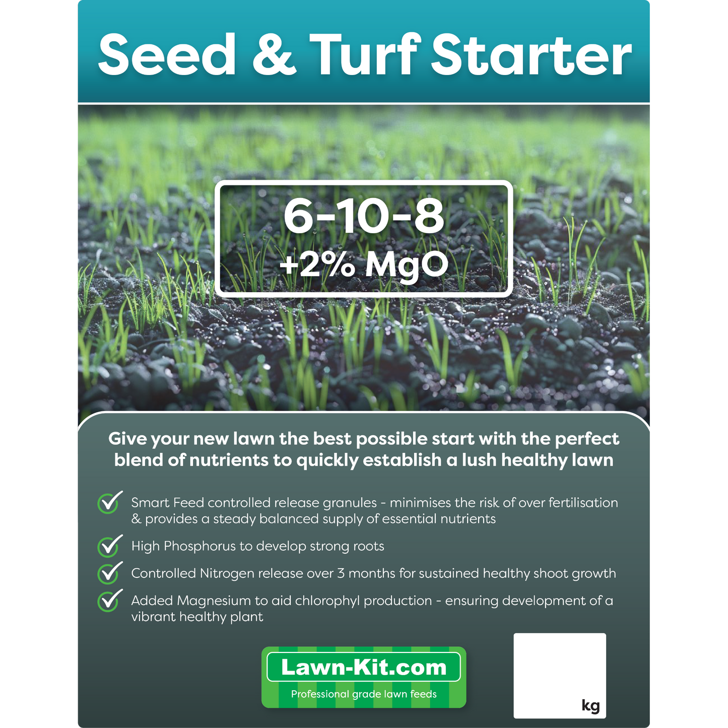 All Rounder Lawn Seed + Seed Starter + Fleece + Pegs